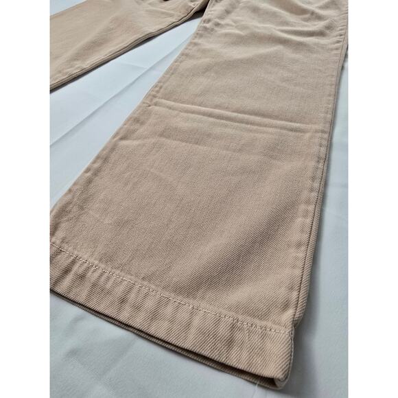 NWT Reformation Evie Pants Sz 26 Dusty Rose Pink High Rise Tie Waist Cotton - Picture 8 of 8